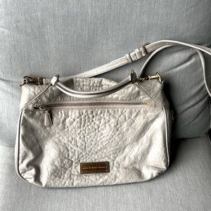Marc Jacobs crossbody, gray leather, in good condition
